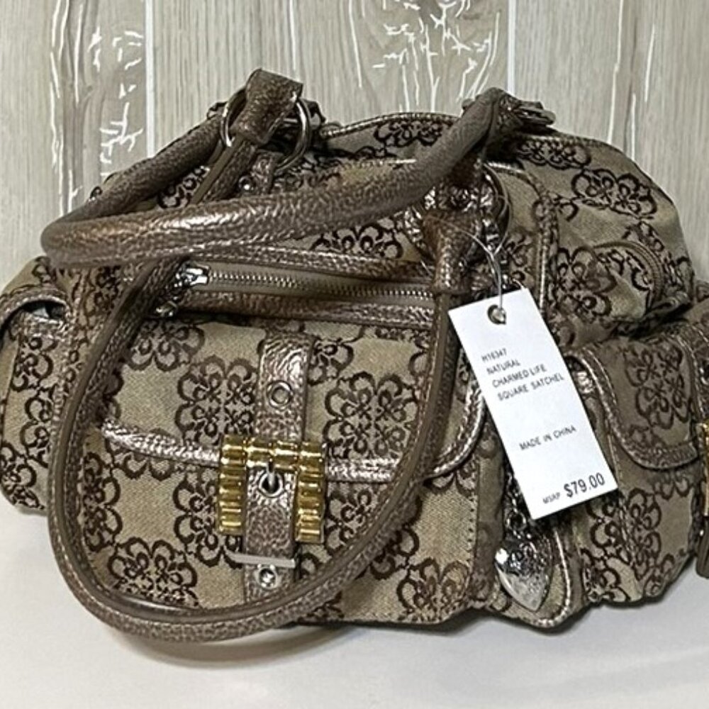 Kathy Van Zeeland Charmed Life Square Satchel Nwt